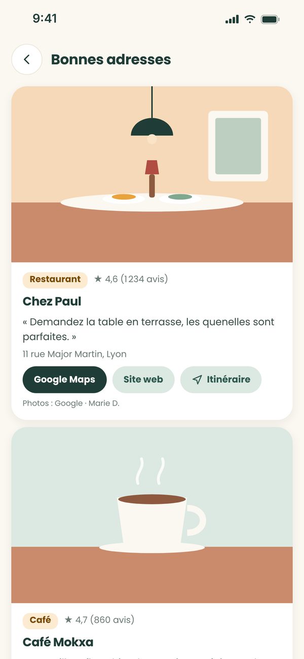 Écran Nidélo : Les bonnes adresses